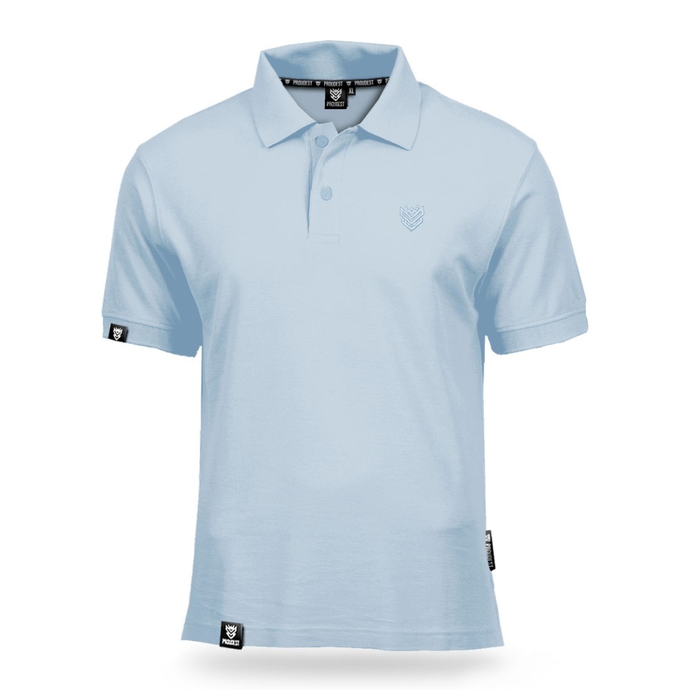 Koszulka polo Classic Discreet Blue Sky