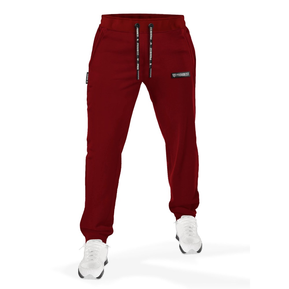 Spodnie Klasyczne Dark Red