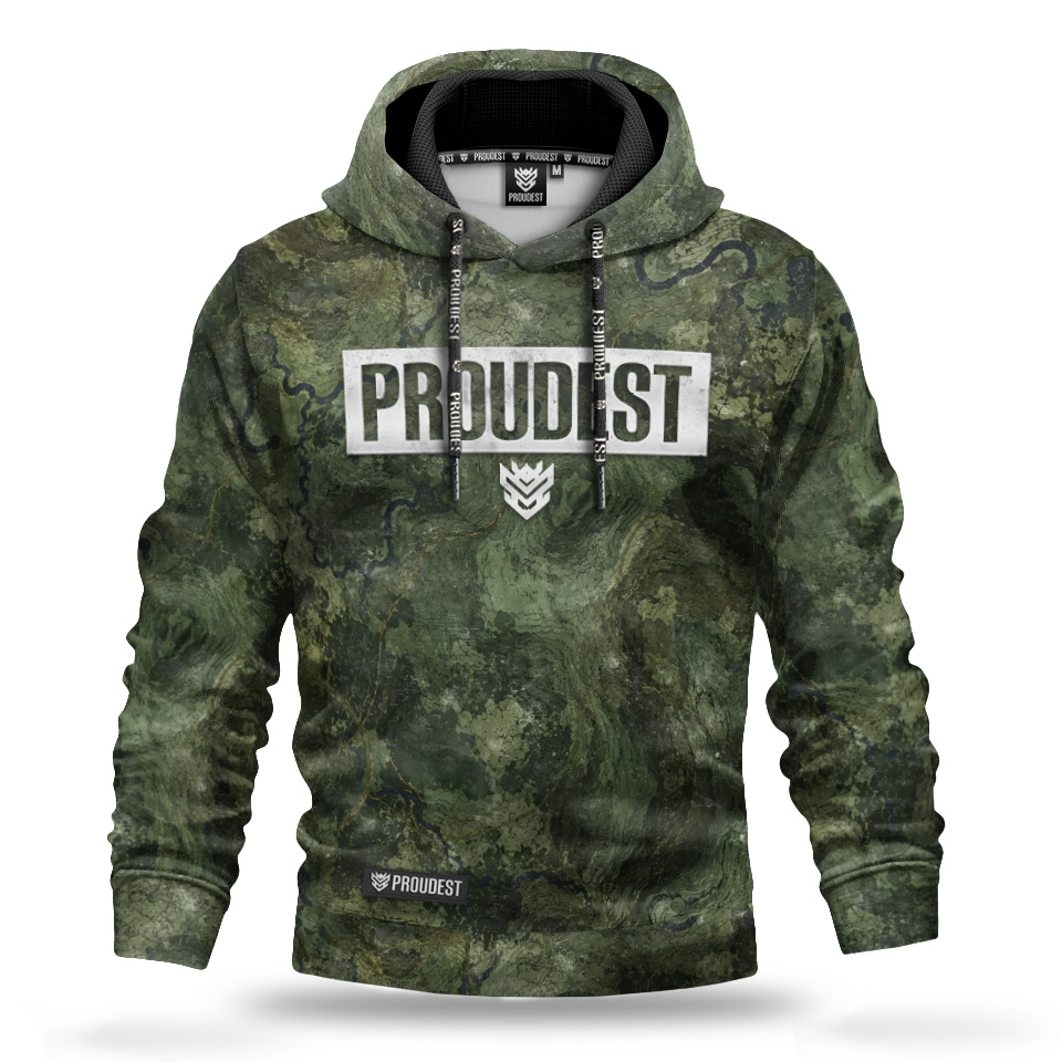 PROSKULL military bluza FP z kapturem
