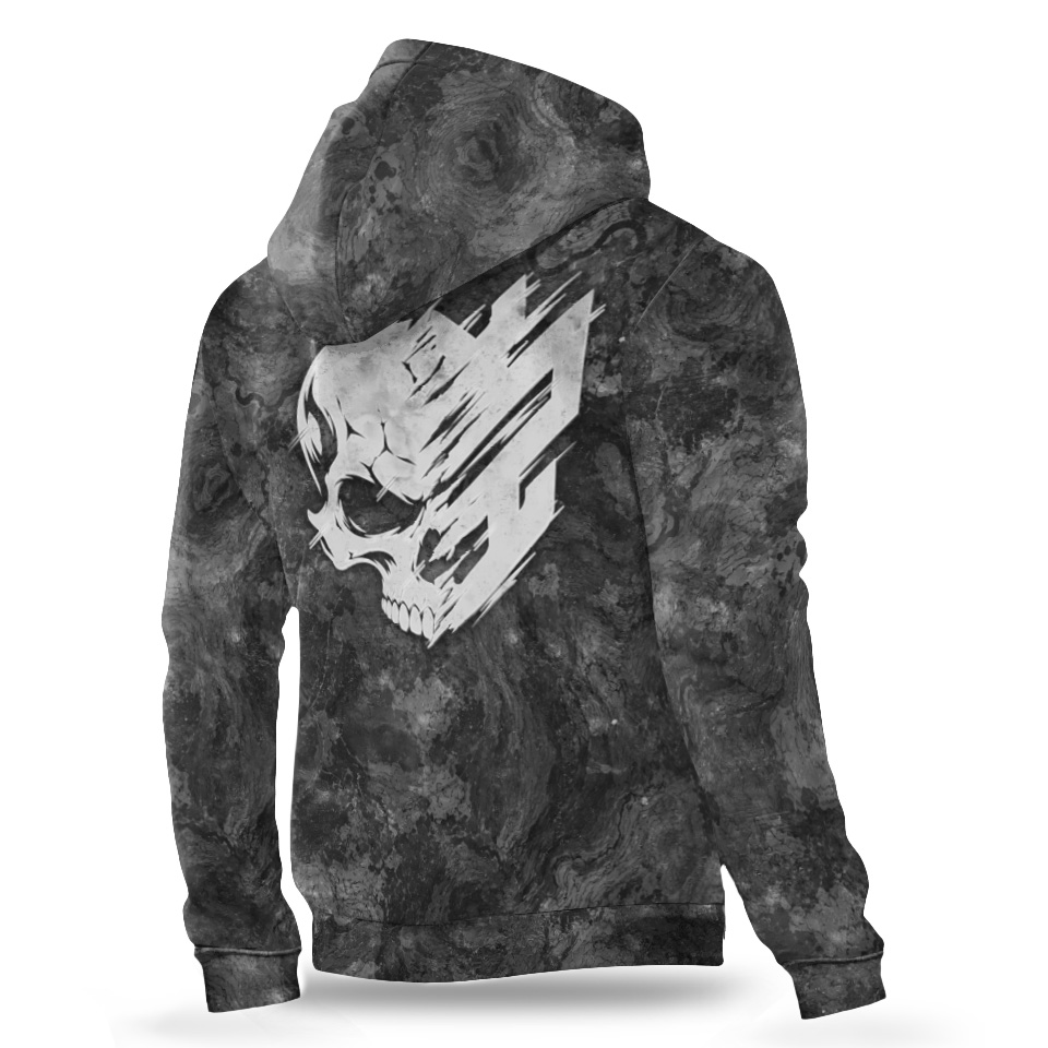 PROSKULL mono bluza FP z kapturem