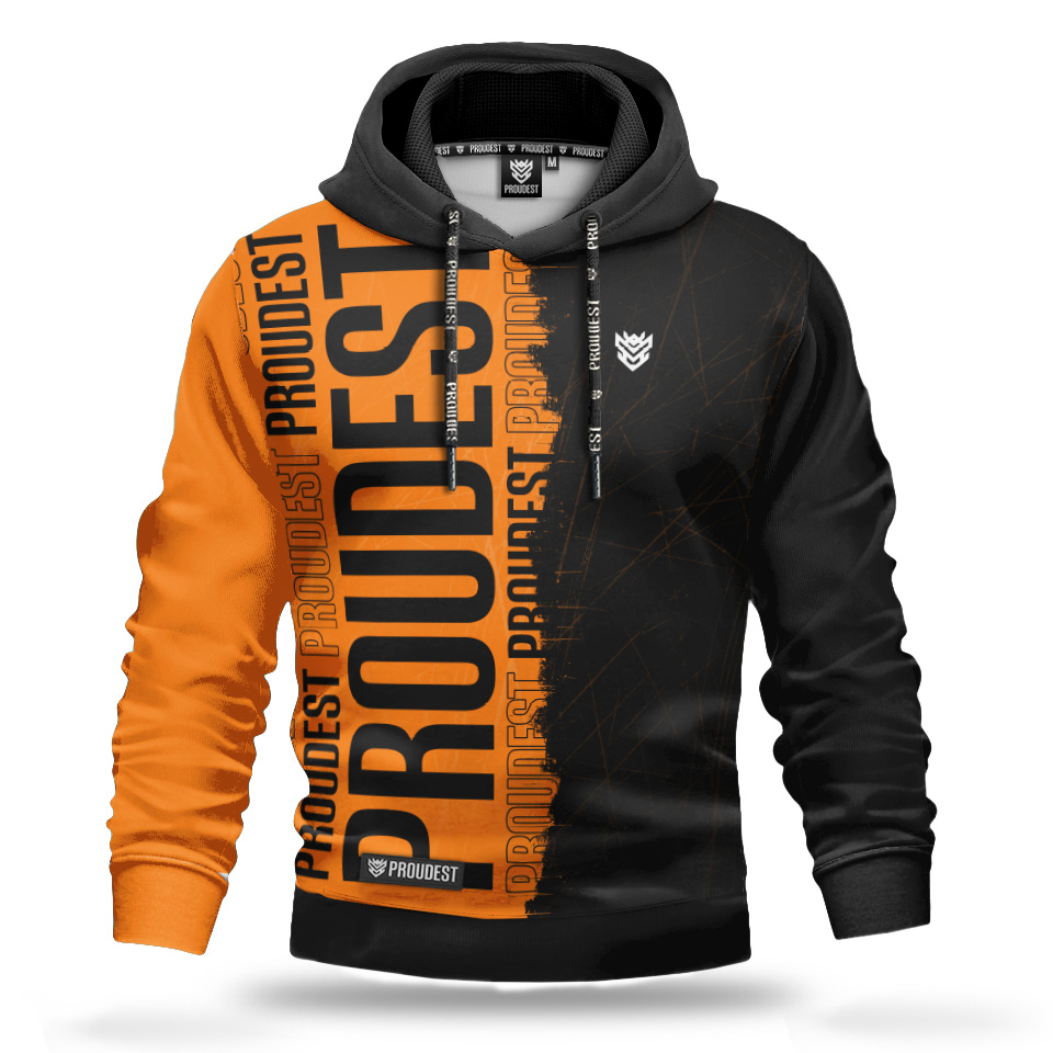 Duality orange bluza FP z kapturem