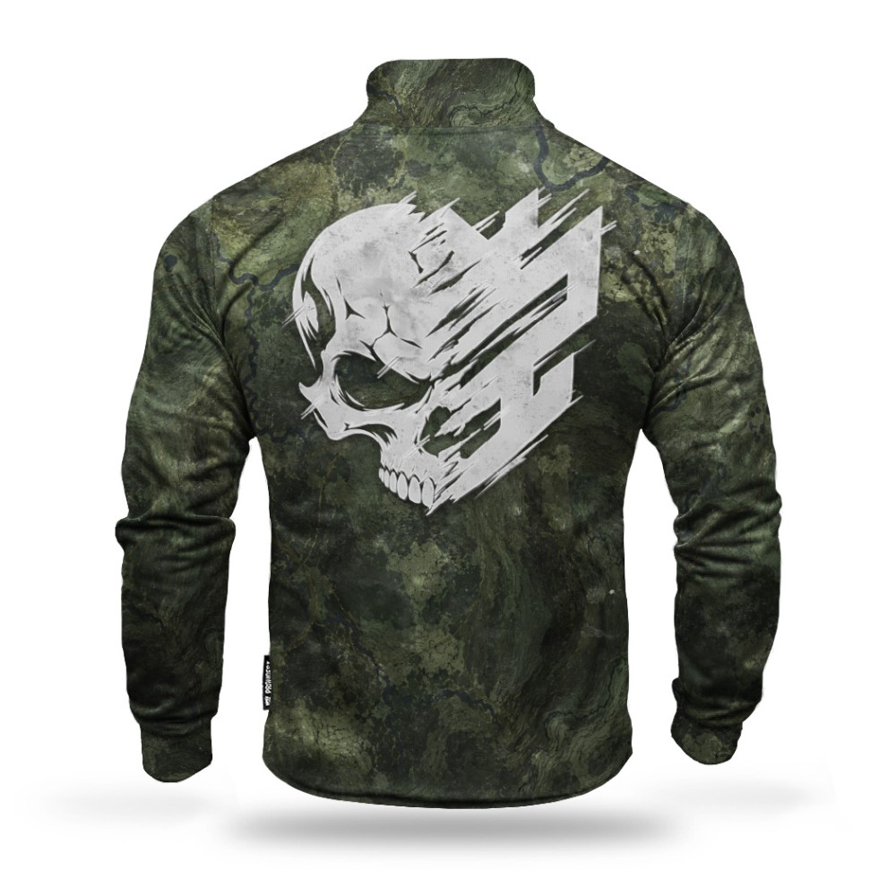 Bluza rozpinana ze stójką proskull military