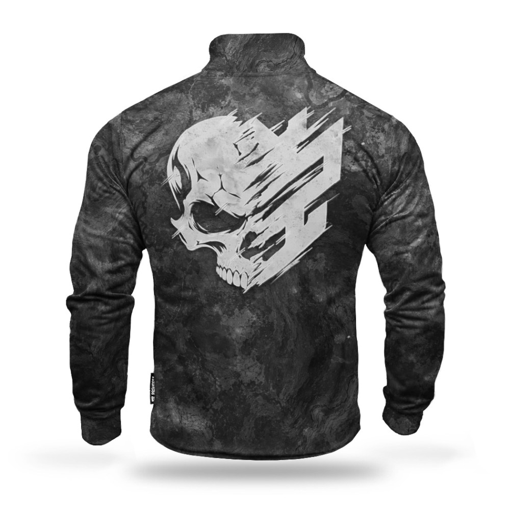 Bluza rozpinana ze stójką proskull mono