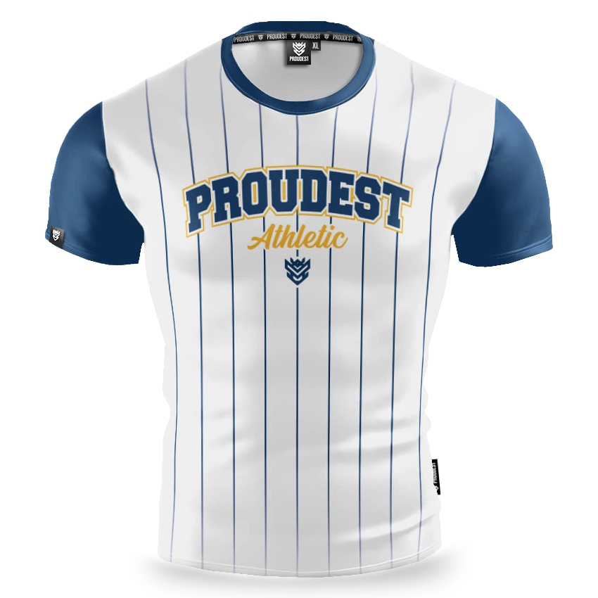 Classic pinstripe blue Koszulka Slim