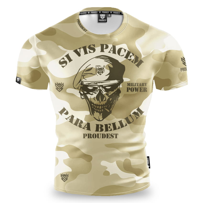 Koszulka slim Military Power Camo