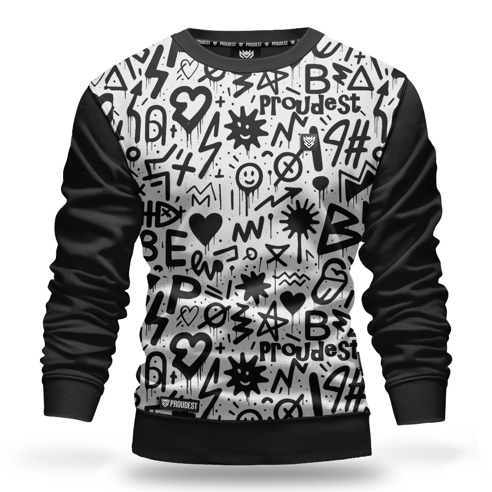 Scribbles-white-mix-bluza-classic-fit-męska-Proudest-przód kopia.jpg