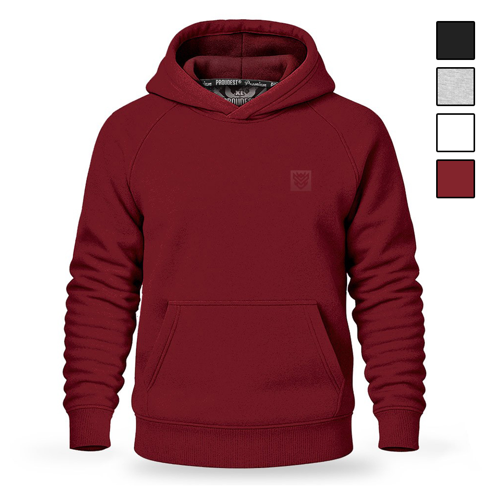 BLUZA LEKKA KANGURKA NONAME DARK RED.jpg