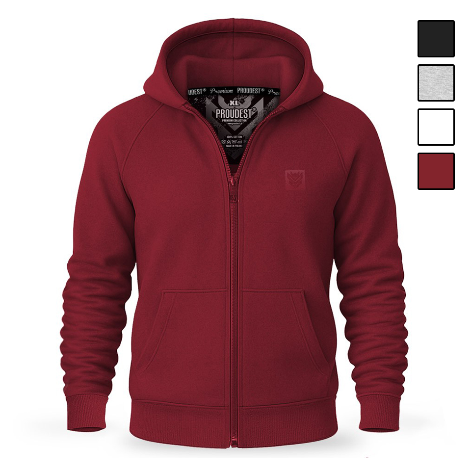 Bluza Rozpinana lekka z kapturem NONAME DARK.jpg
