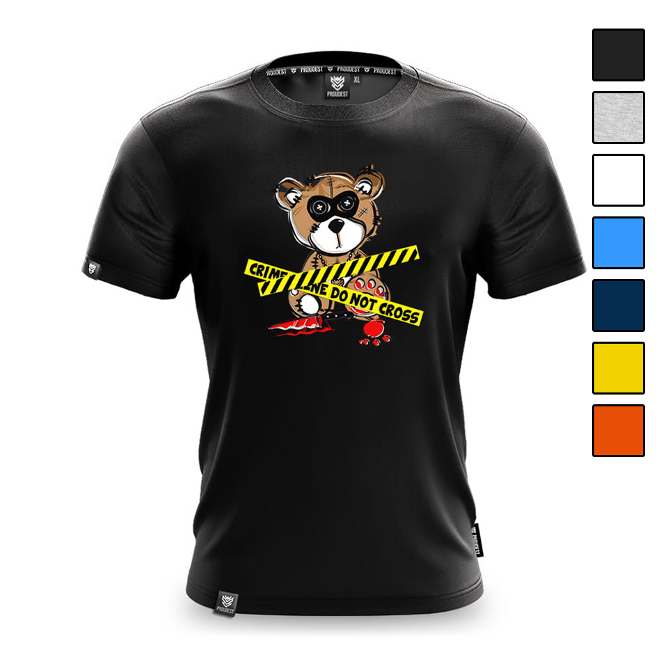 Koszulka bawełniana Teddy Bear Black.jpg