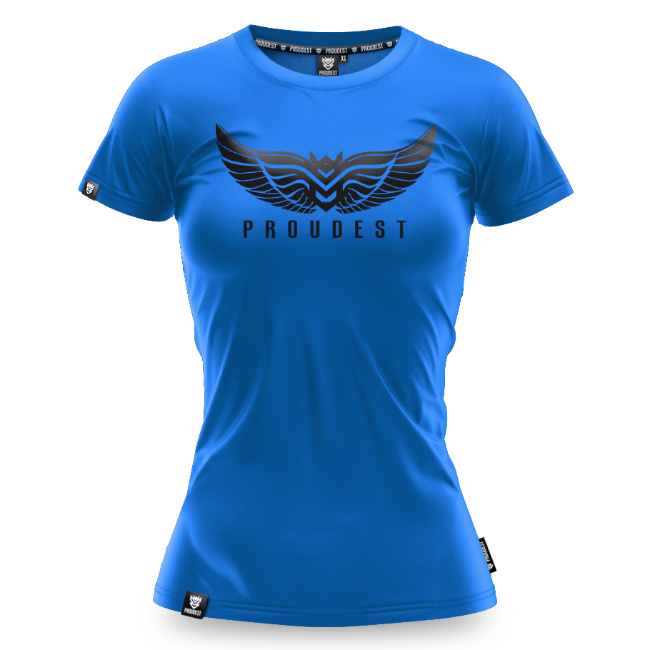 Koszulka bawełniana Damska Wings Blue