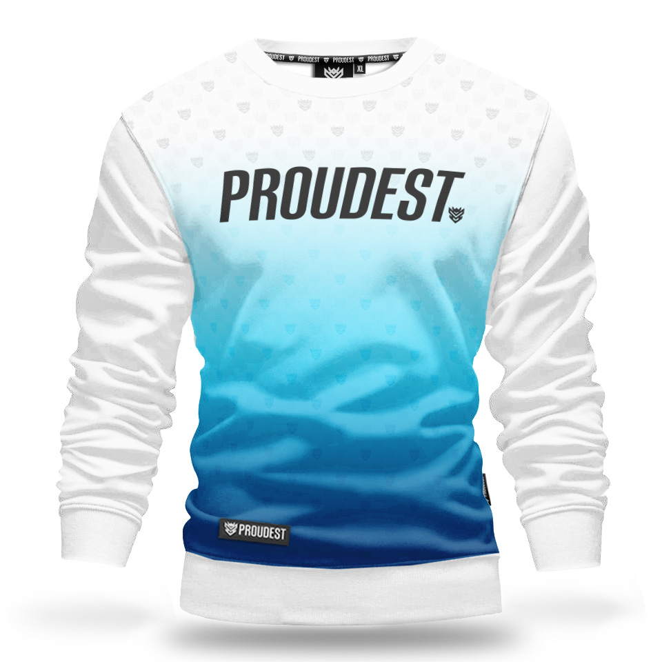 Bluza klasyczna Mix Ombré sky