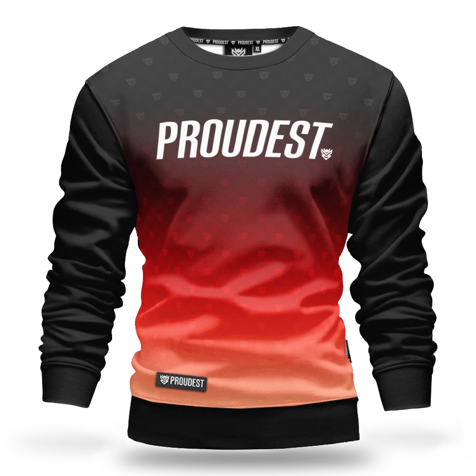 Bluza klasyczna Mix Ombré fire