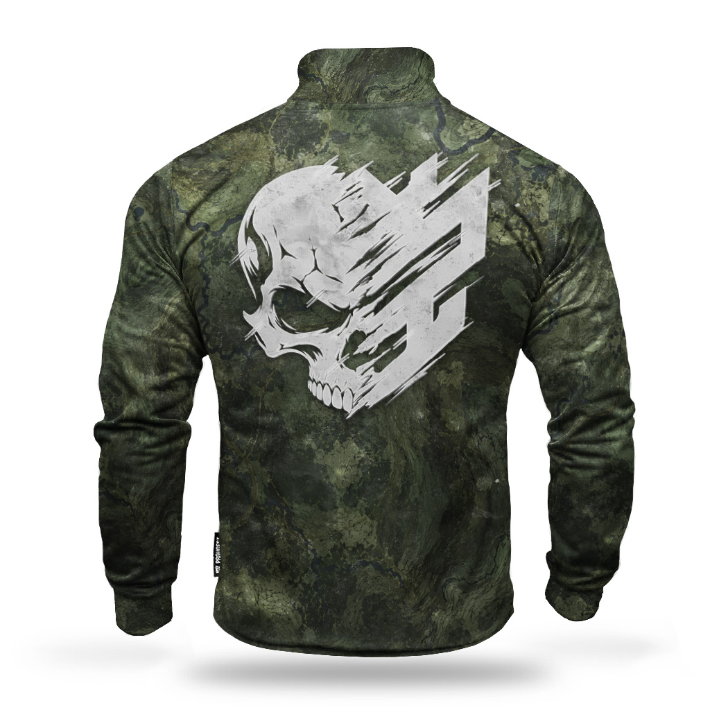 Bluza rozpinana ze stójką proskull military