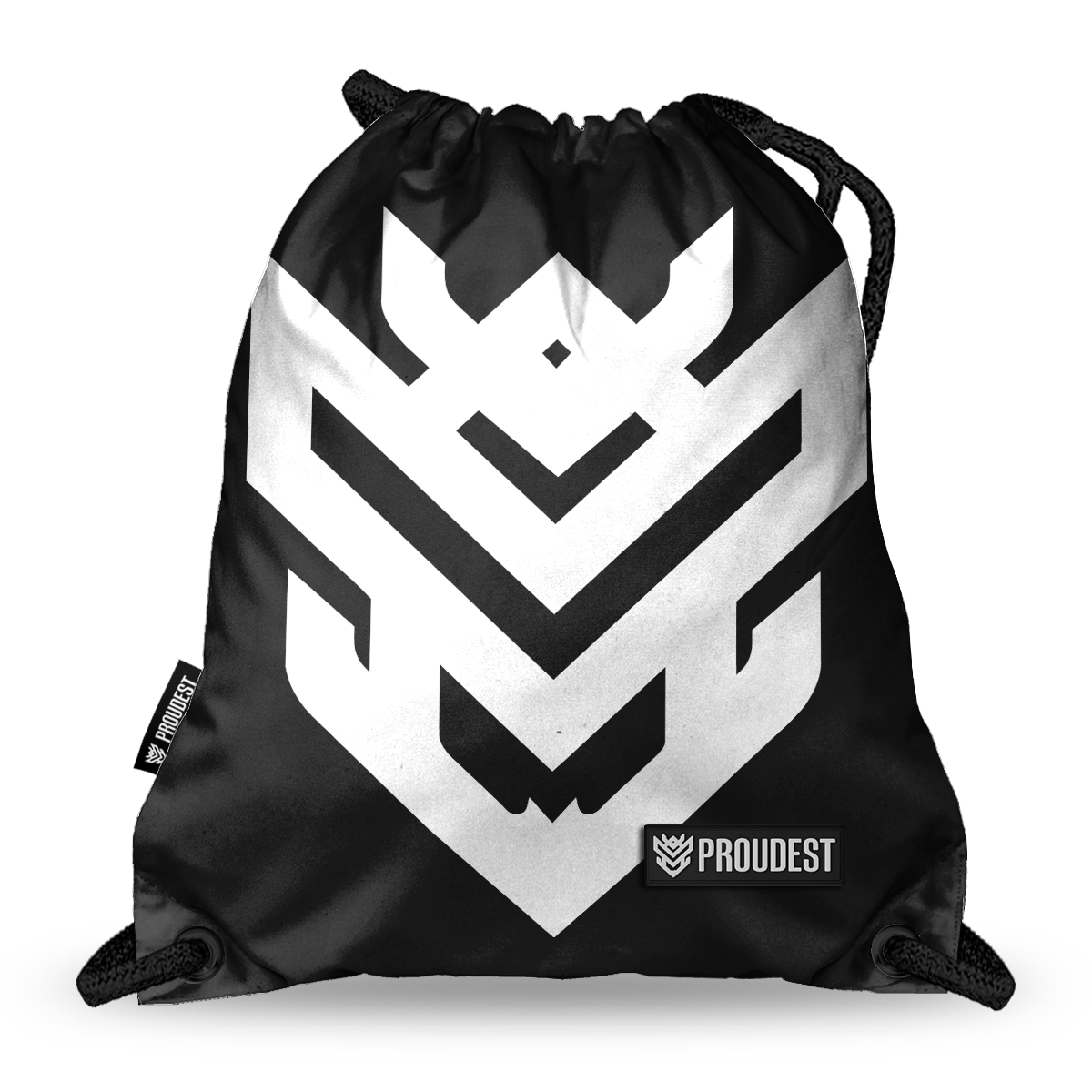 Worek-plecak Black White Mask